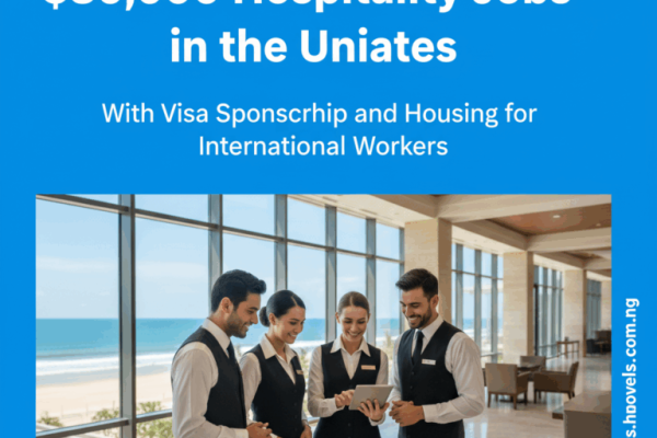 80,000 Hospitality Jobs in the United States with Visa Sponsorship and Housing