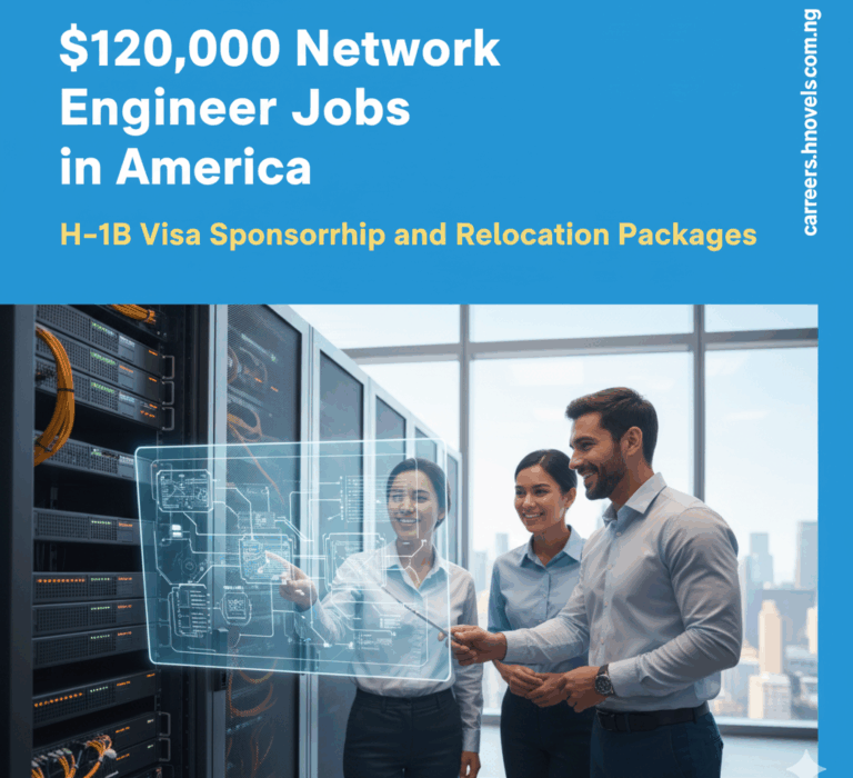 $120,000 Network Engineer Jobs in the United States with H-1B Visa Sponsorship and Relocation